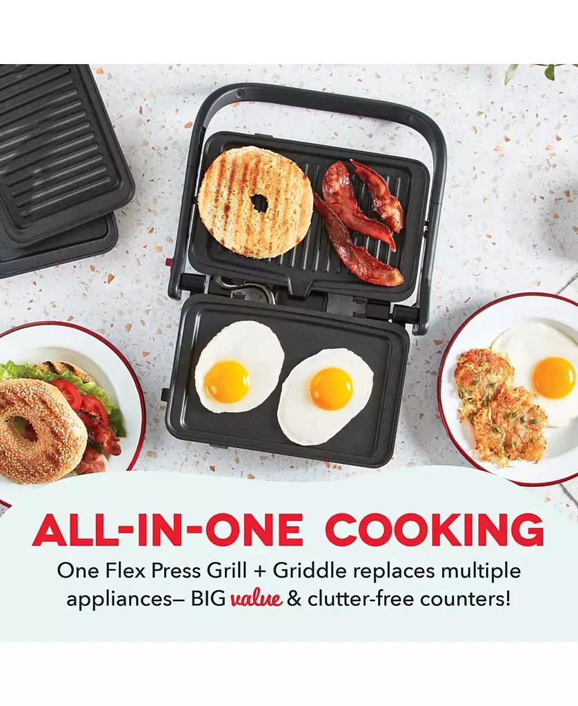 Dash Flex Press Electric Griddle & Grill System 5