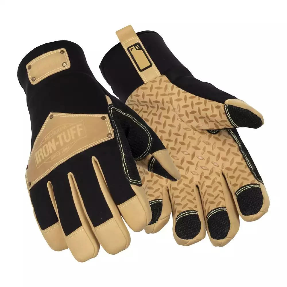 RefrigiWear Men
s Iron-Tuff Insulated Leather Gloves