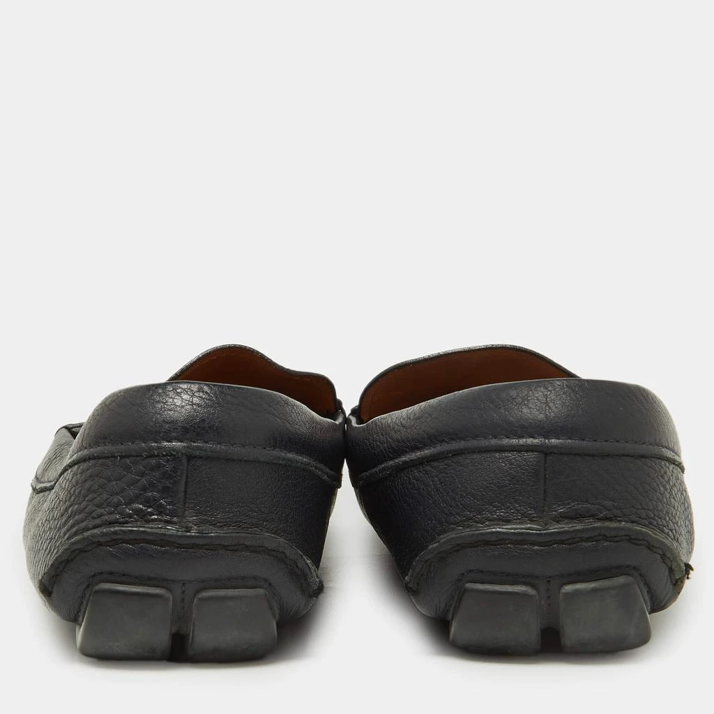 Prada Prada Blue Leather Slip On Loafers Size 46 5