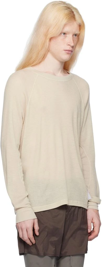 Satisfy Beige Base Layer Long Sleeve T-Shirt 2