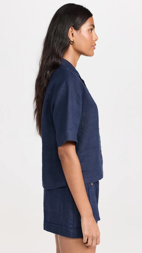 ATM Anthony Thomas Melillo Heavyweight Linen Camp Shirt 3