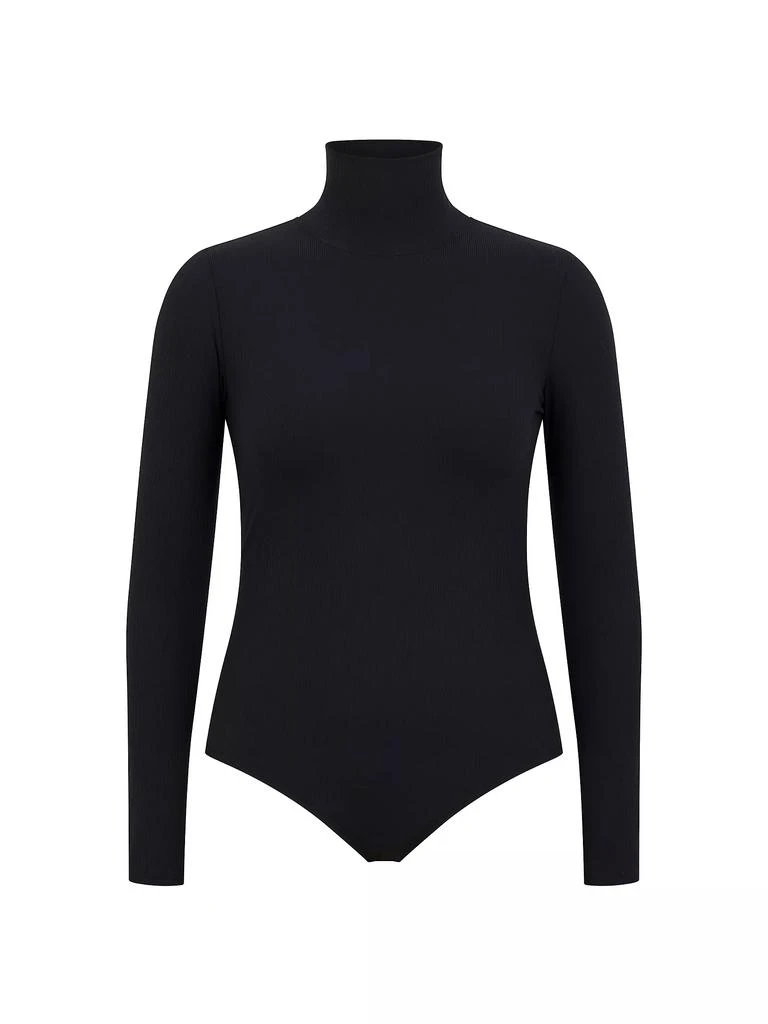 SPANX Rib-Knit Turtleneck Bodysuit 1