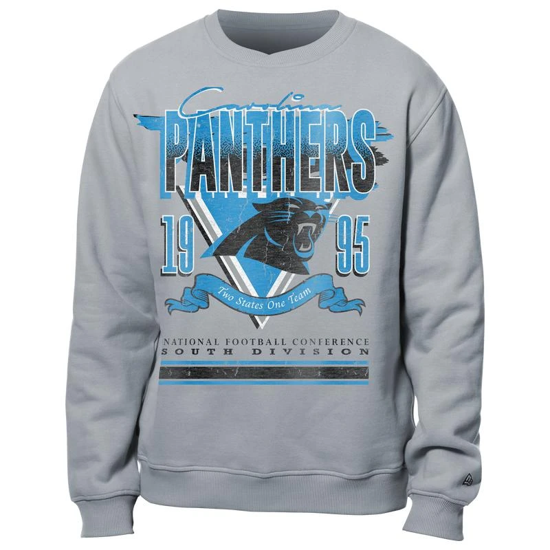 New Era New Era Panthers Fitted Crew Sweatshirt - Men's 1