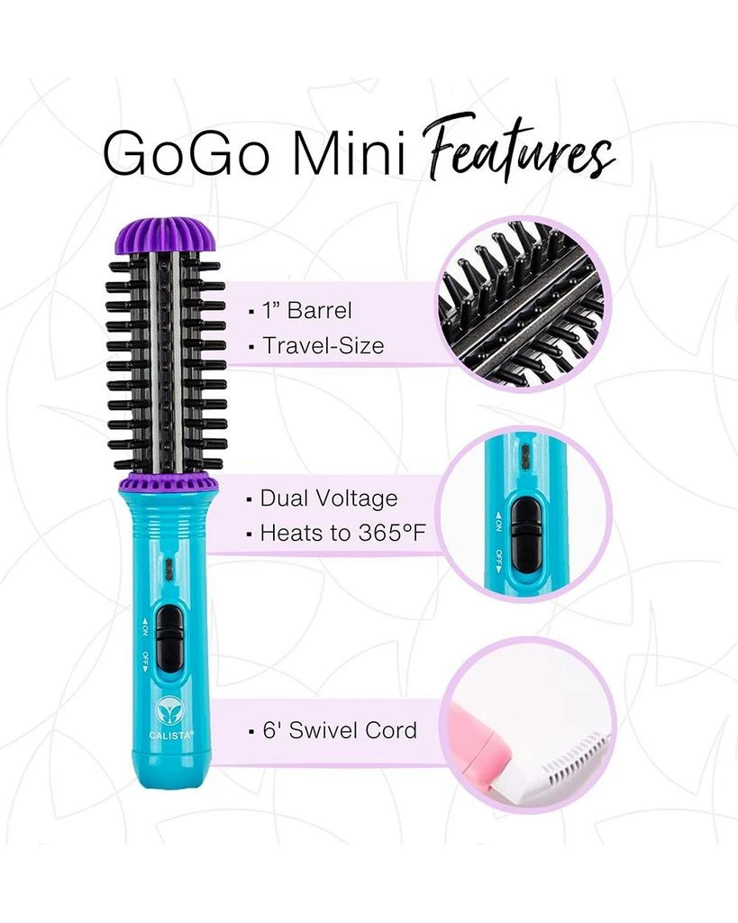 Calista GoGo Mini Round Brush - Flamingo 5