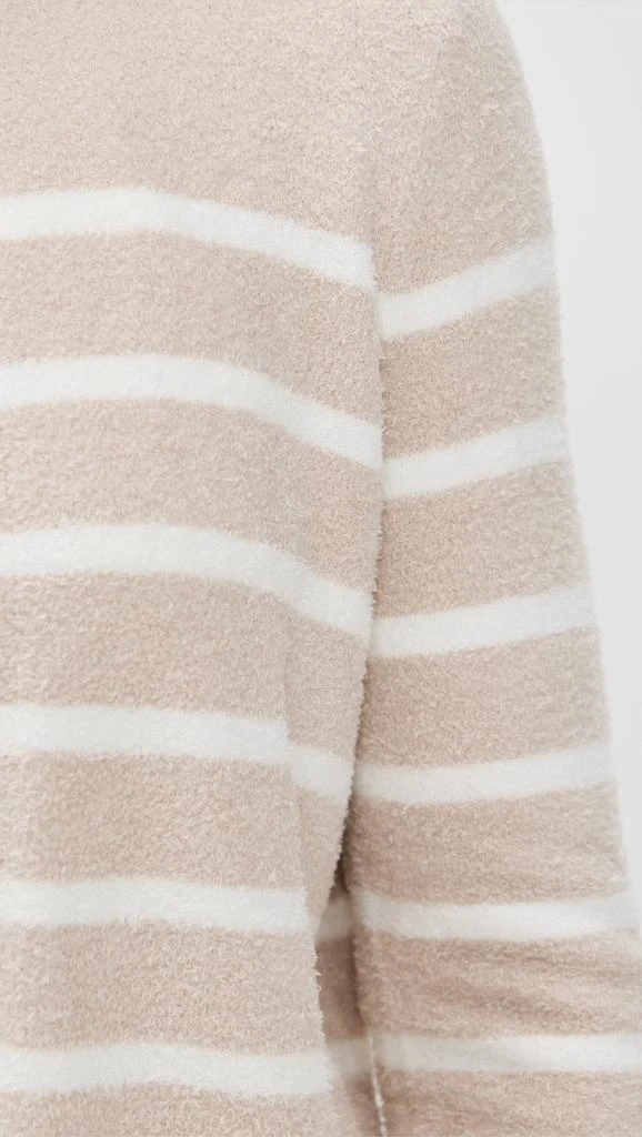Barefoot Dreams Cozy Chic Lite Striped Cardigan with Button 5