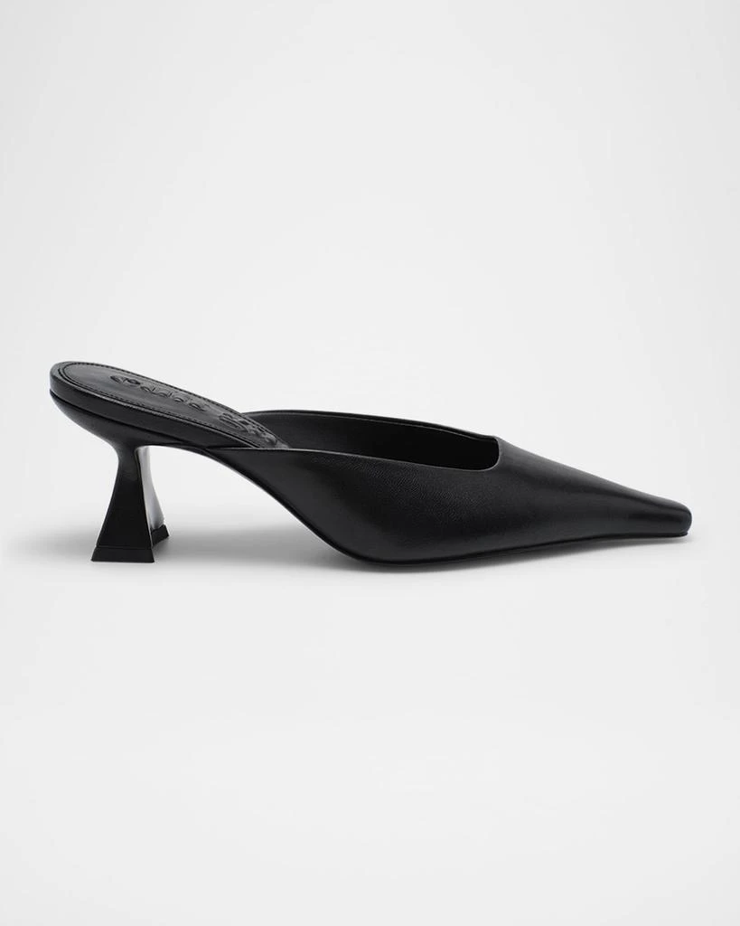 Cult Gaia Aster Leather Mules 1