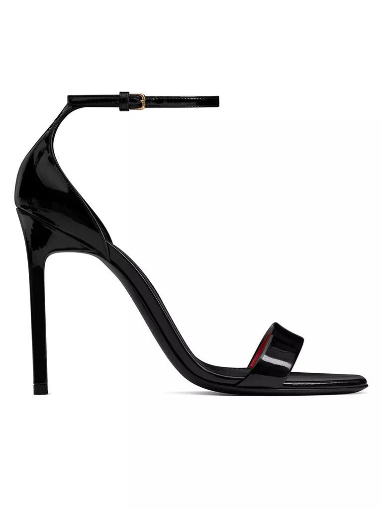 Yves Saint Laurent Amber Sandals in Patent Leather 1