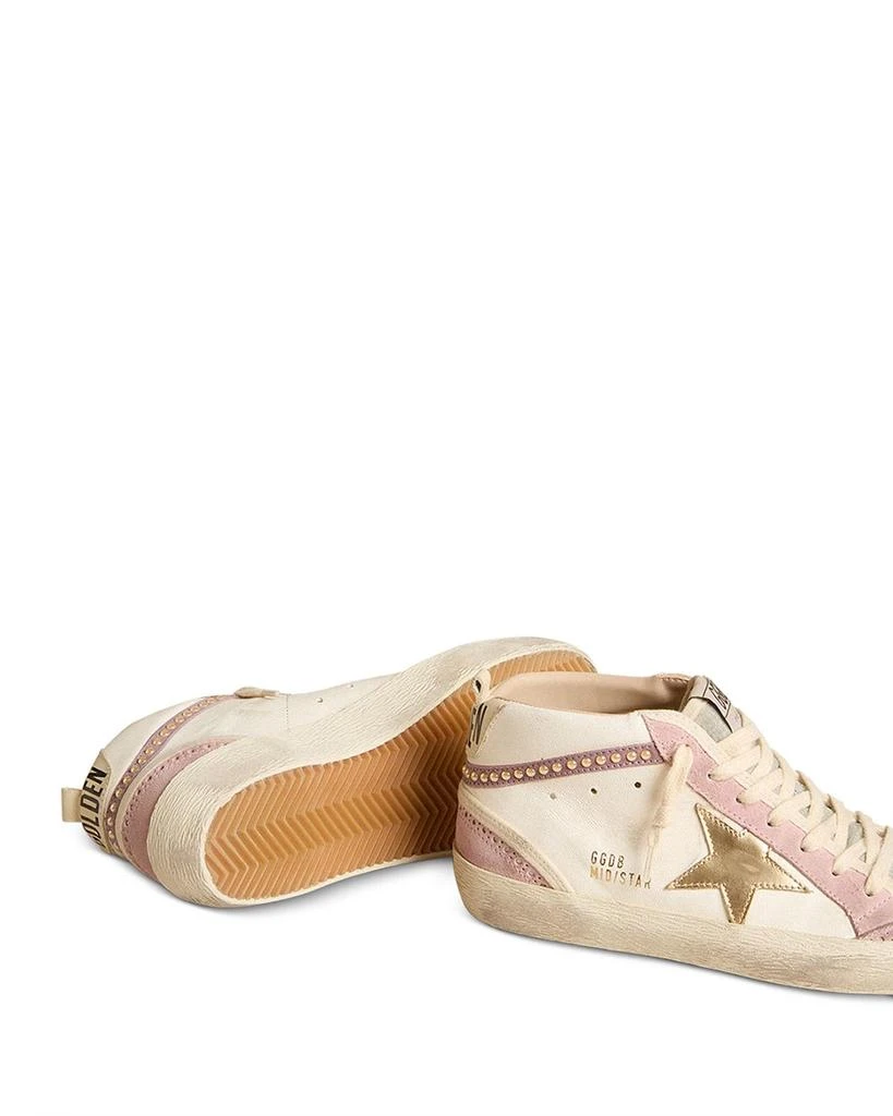Golden Goose Women's Mid Star Lace Up Sneakers 4