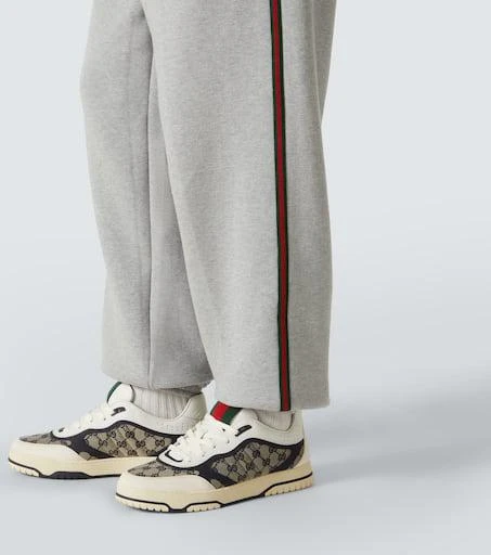 Gucci Web cotton jersey sweatpants 6