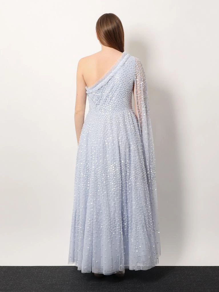 Needle & Thread One-shoulder long dress with sequins 4