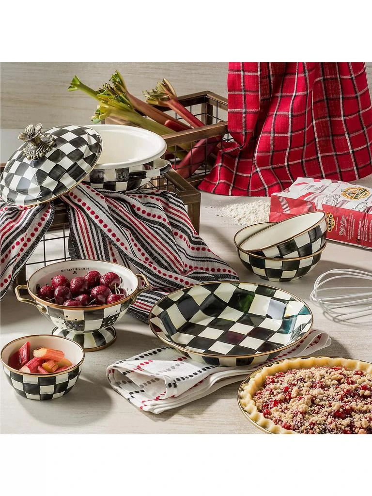 MacKenzie-Childs Checked Colander 4