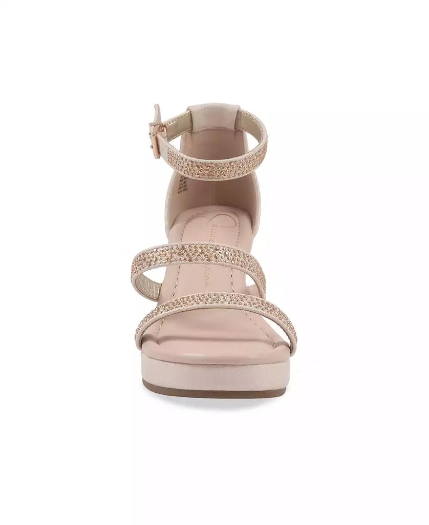 Jessica Simpson Little and Big Girls Asha Karli Dress Wedge Sandals 5