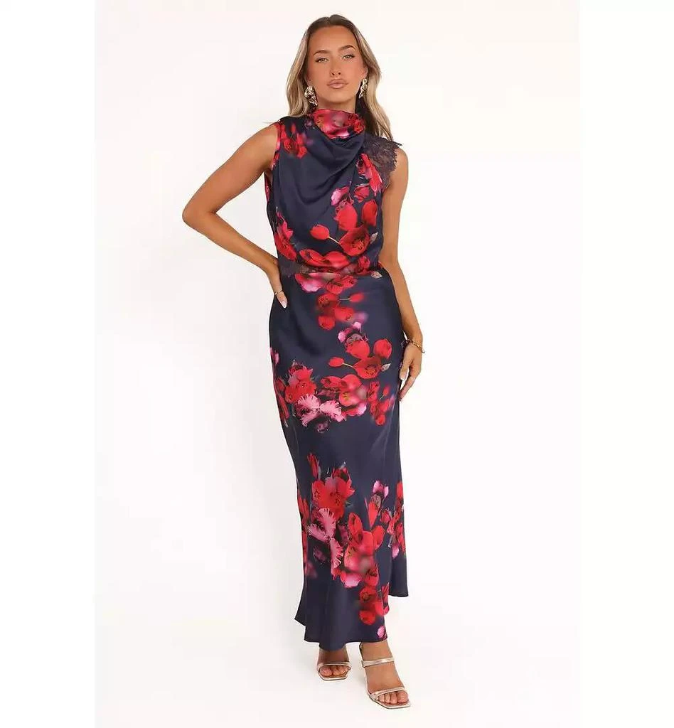 chinese dress ladies Petal and Pup Women's Anabelle Halter Neck Lace Maxi Dress main image 0