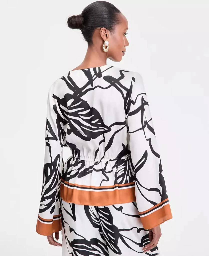 INC International Women's Printed Peplum Top, Exclusively at Macy's 4