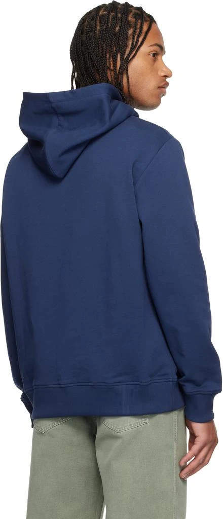 Balmain Blue College Emblem Hoodie 3