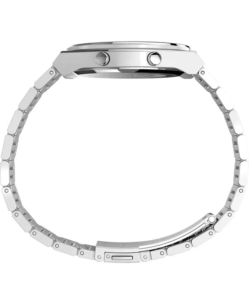 Timex Men's Quartz Digital Silver-Tone Stainless Steel Watch, 39mm 2