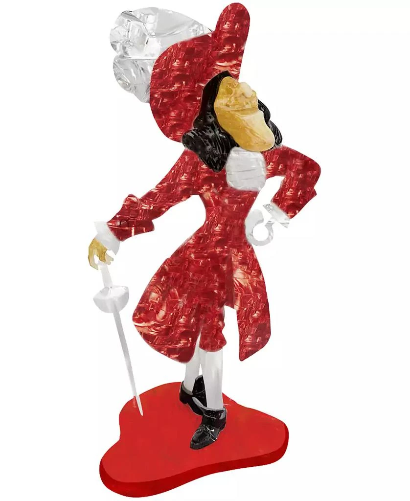 University Games Bepuzzled 3D Crystal Puzzle Disney Captain Hook, 39 Pieces