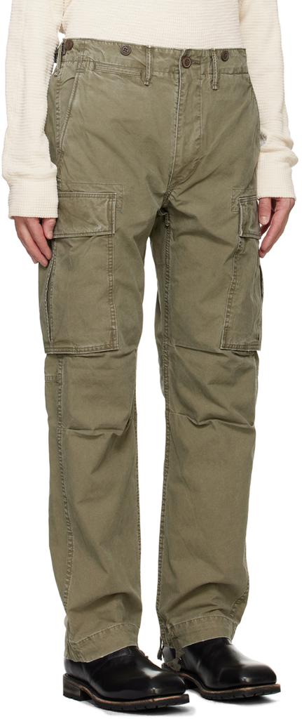 RRL Khaki Surplus Cargo Pants