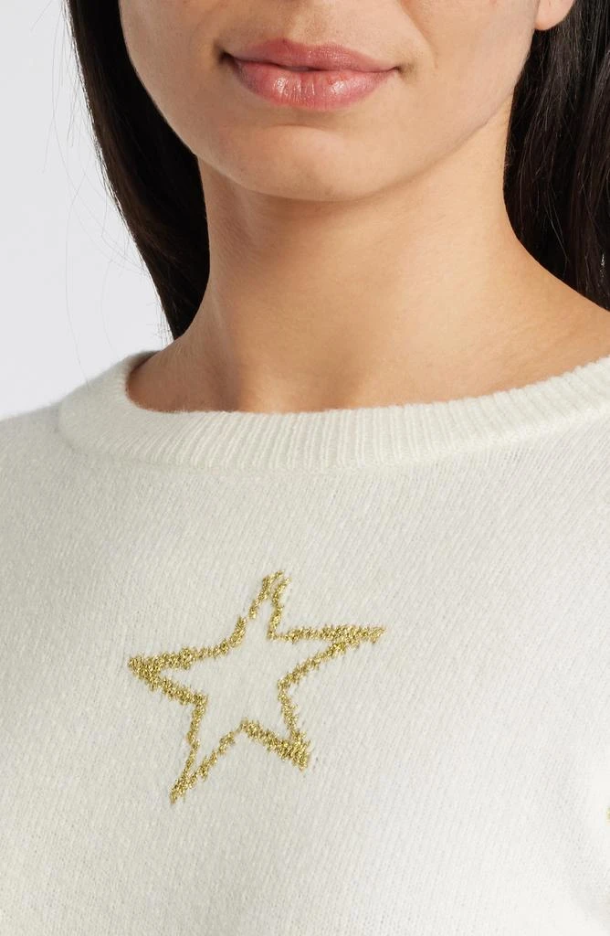 Caslon Star Jacquard Sweater 4