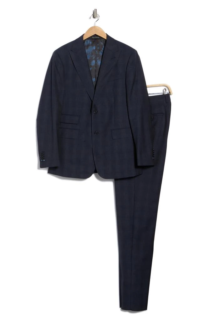 English Laundry Peak Lapel Wool Blend Suit 3