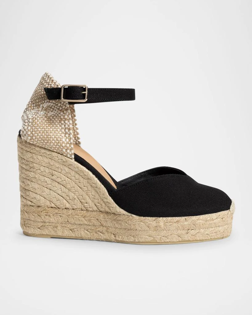 Castaner Chiarita Canvas Wedge Espadrilles from Neiman Marcus