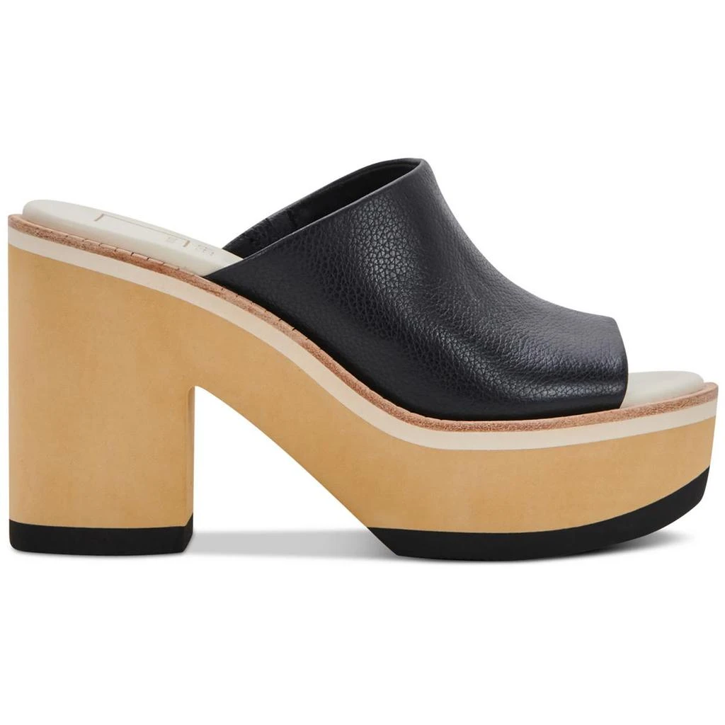 Dolce Vita Emery Womens Leather Slide Platform Sandals 2