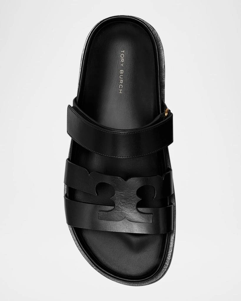 Tory Burch Ines Leather Triple-Band Sport Mule Sandals 4