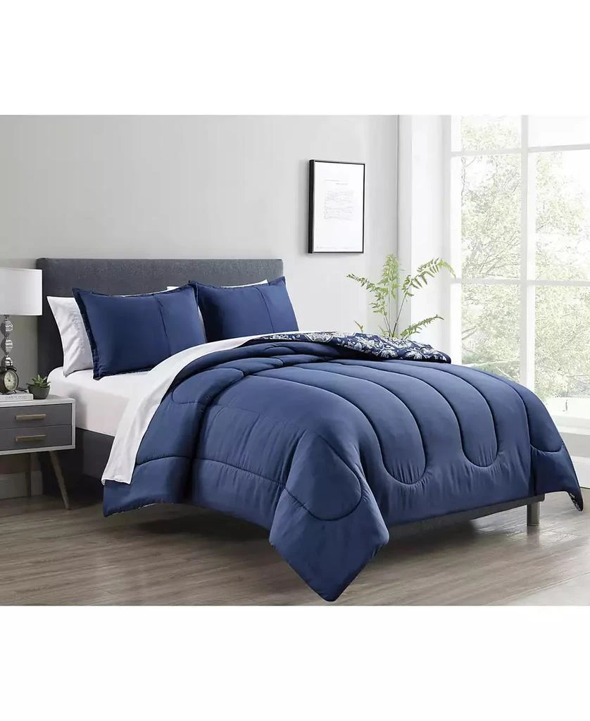 Sunham Classic Damask 3-Pc. Comforter Set, Exclusively at Macy’s 2
