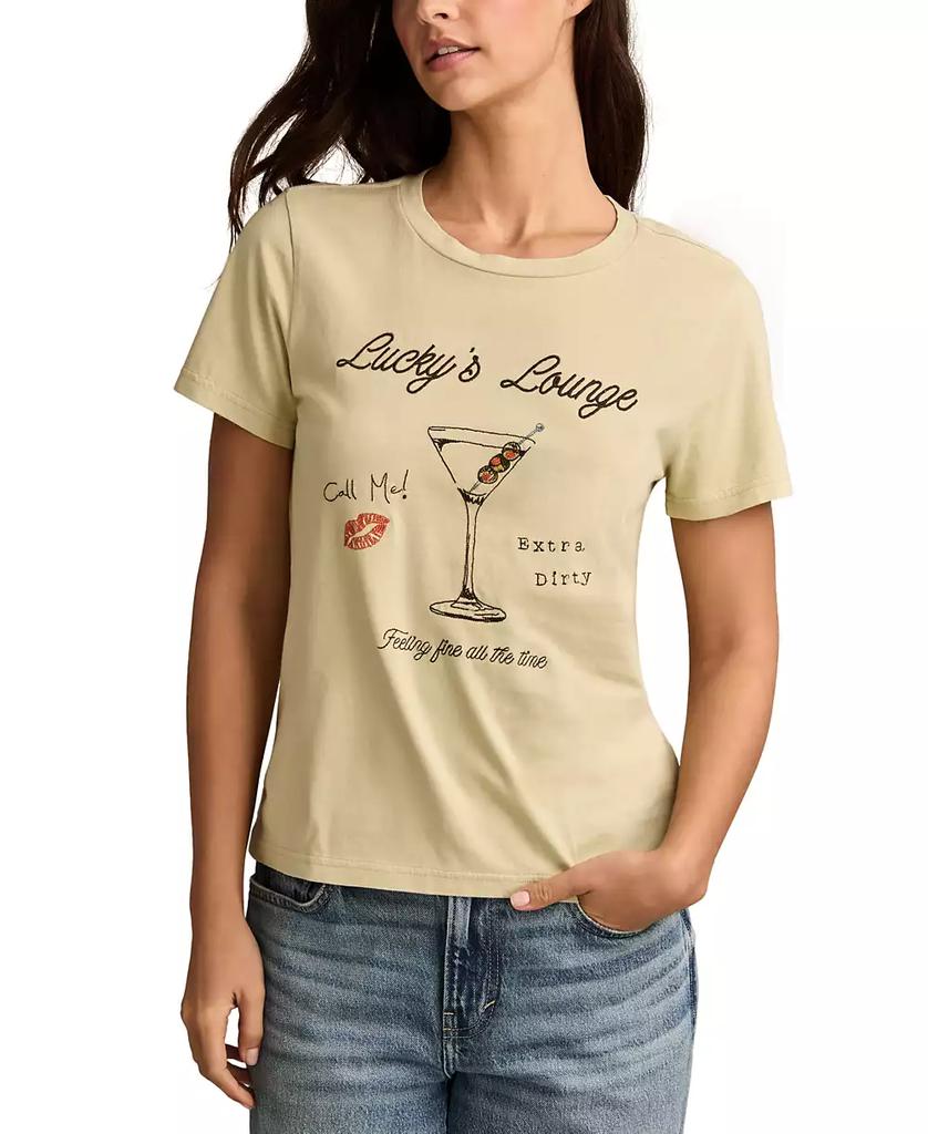 Lucky Brand Women's Lucky Lounge Classic Crewneck T-Shirt