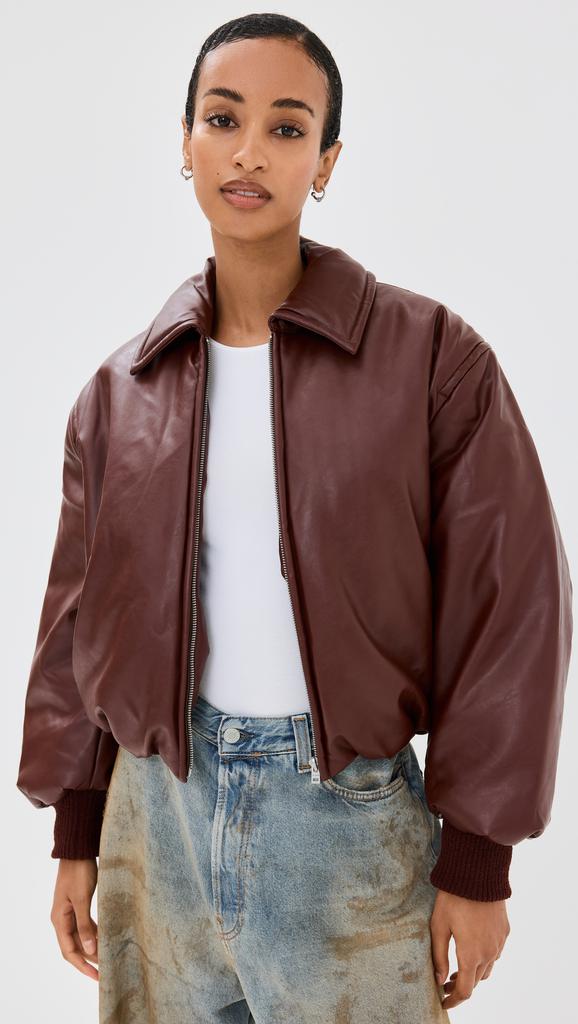 【Acne Studios】 Coated denim bomber jacket 𝐓𝐀𝐊𝐄 𝐀 𝐏𝐈𝐋𝐋 | ACNE STUDIOS COATED DENIM BOMBER
