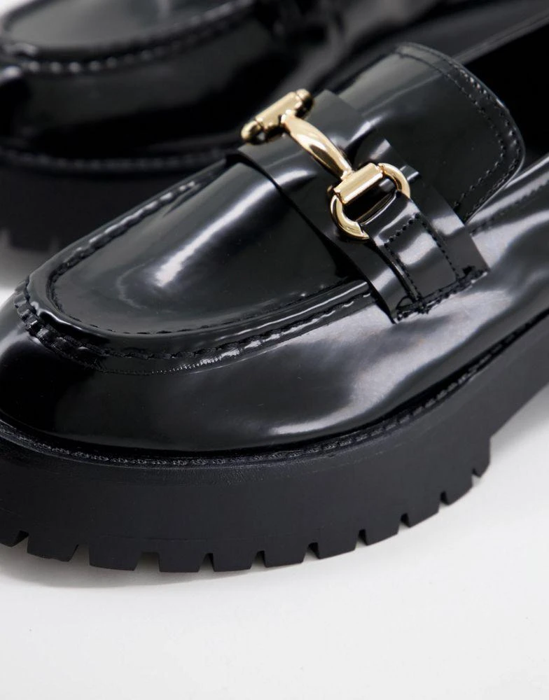 ASOS ASOS DESIGN Monster chunky loafers in black 2