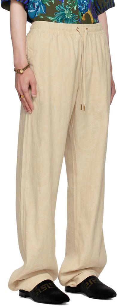 Versace Off-White Barocco Lounge Pants 2