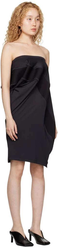 Issey Miyake Black Figurative Minidress 2