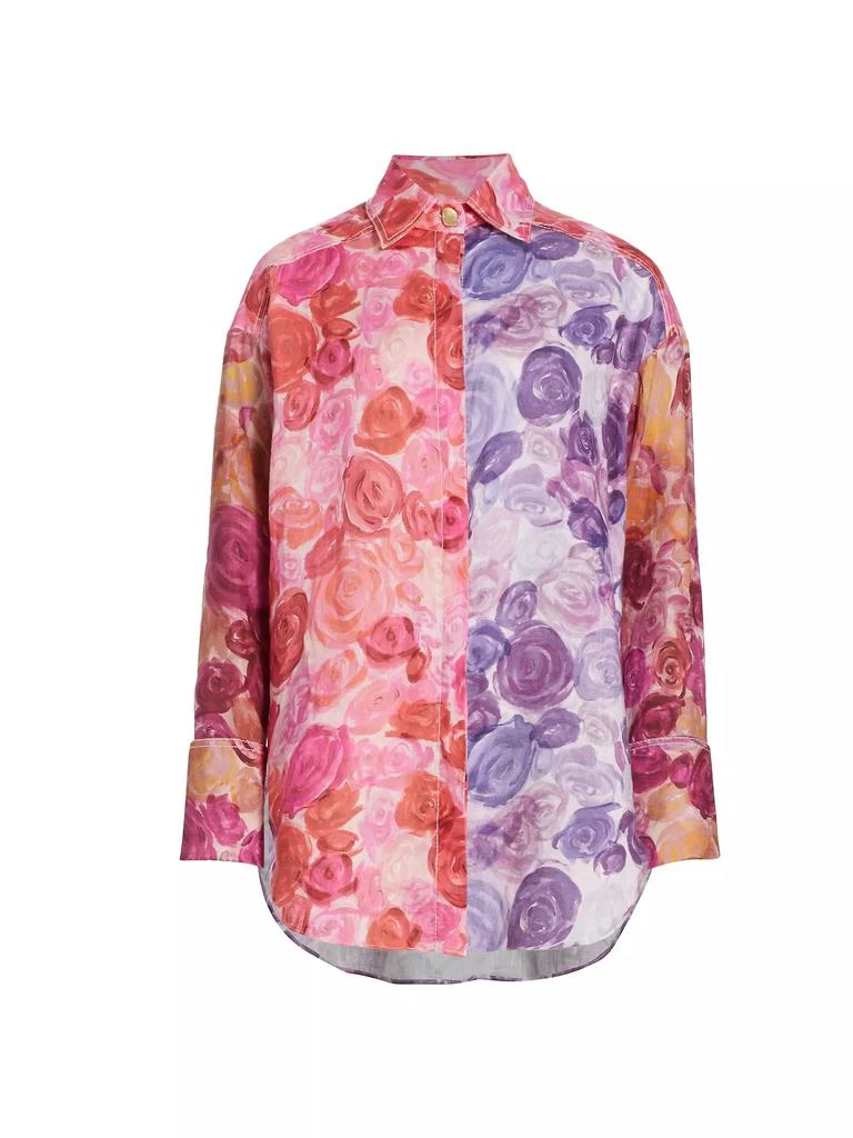 Aje Vision Linen Long-Sleeve Shirt 1