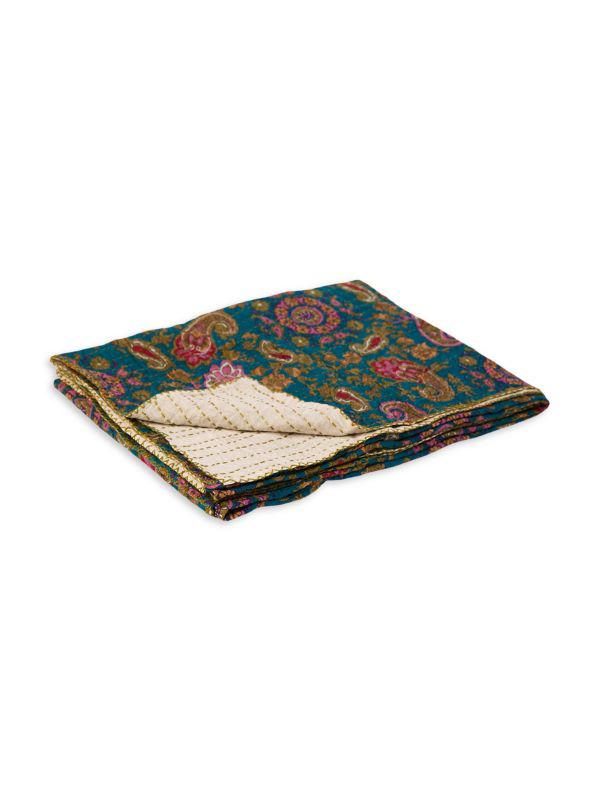 TAJ HOTEL Taj Hotel Kantha Cotton Throw