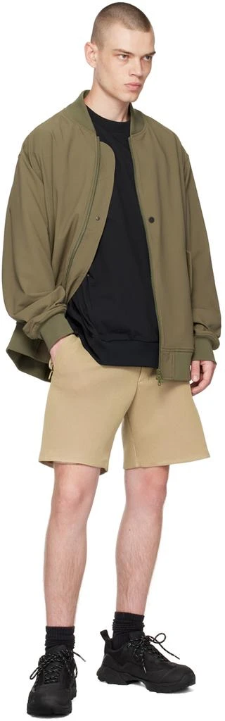 DESCENTE Beige Paneled Shorts 4