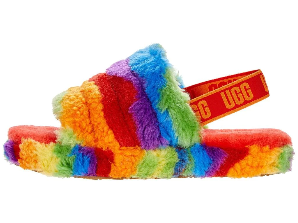 UGG Kids Fluff Yeah Slide Cali Collage (Little Kid/Big Kid) 4