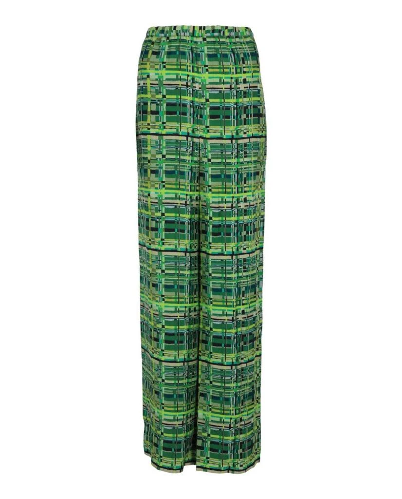 Geo Silk Wide-Leg Pants