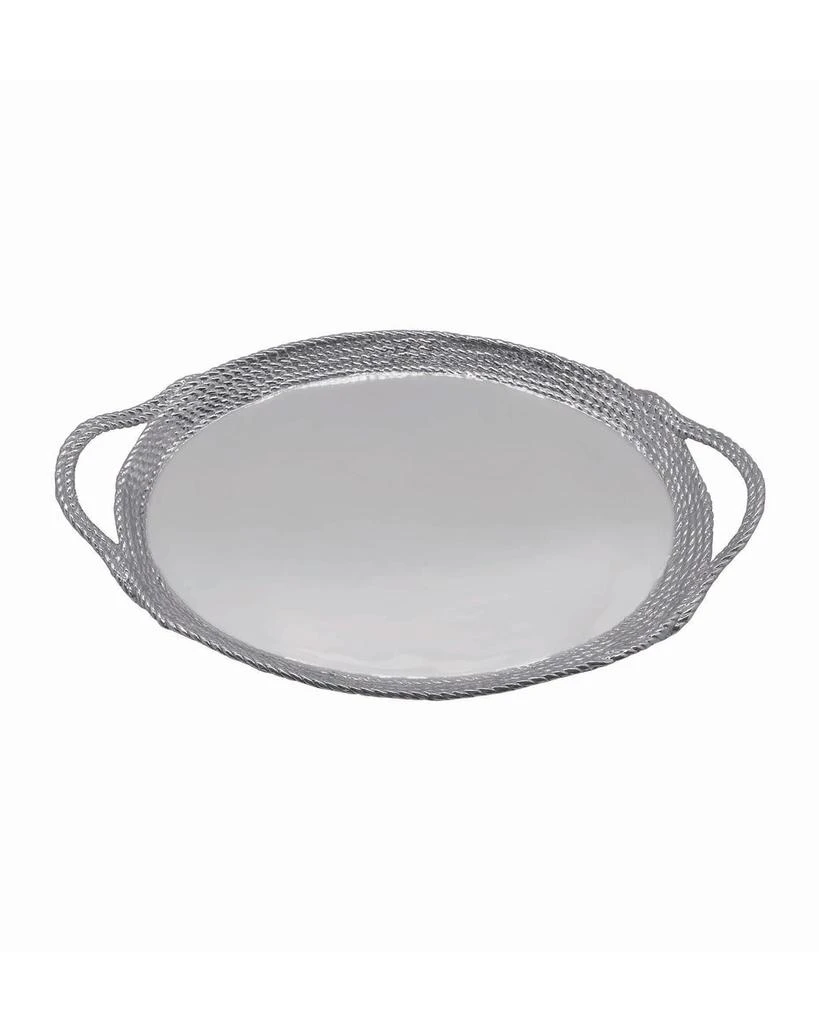 Mariposa Rope Oval Cocktail Tray 1