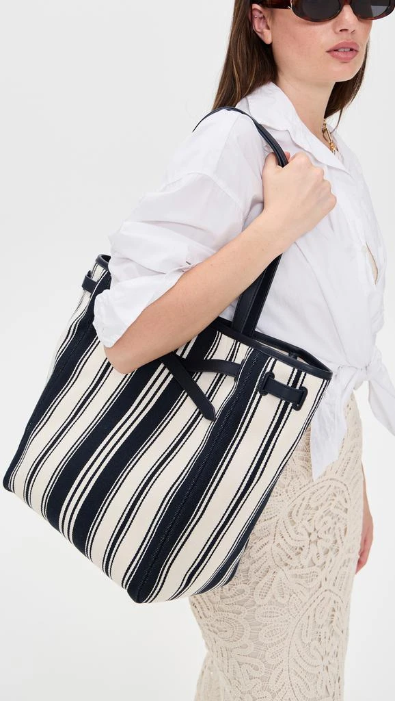 VERONICA BEARD Stripe Canvas Tote 2