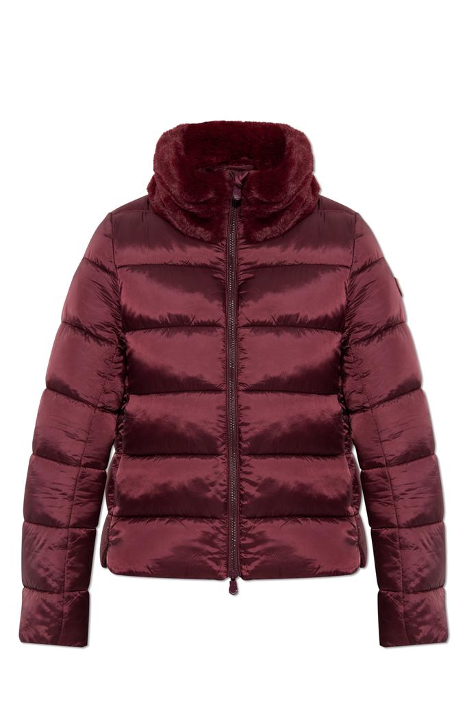 Save The Duck Save The Duck Sibyl Beige Hooded Padded Jacket Save The Duck Save The Duck Sibyl Beige Hooded Padded Jacket