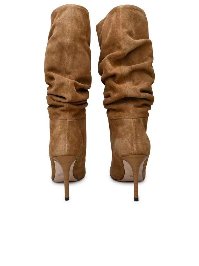 Paris Texas Camel Velour Slouchy Boots 4