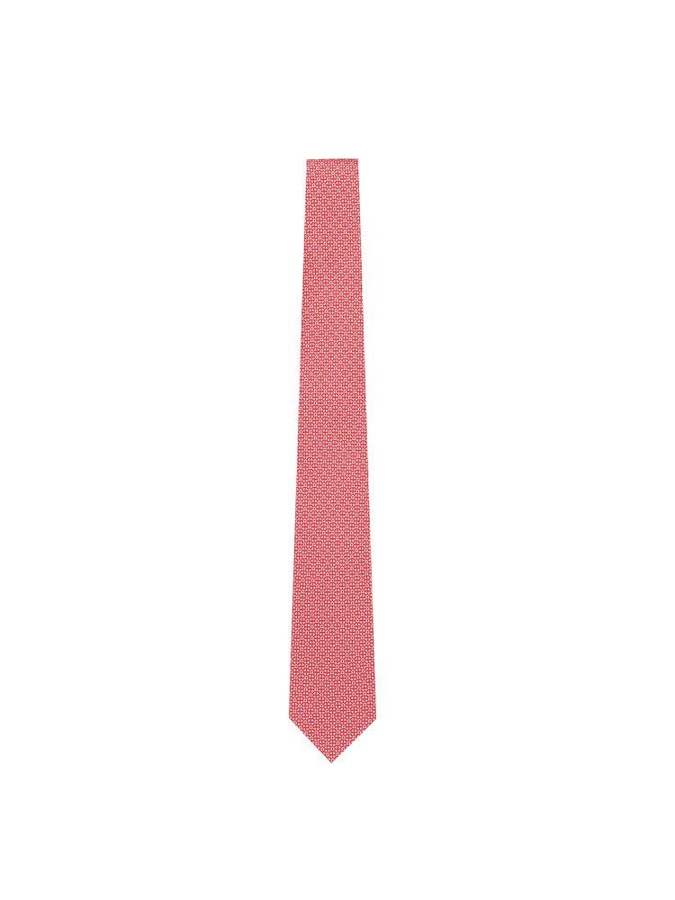 Salvatore Ferragamo Ferragamo Hearts Gancini Printed Tie