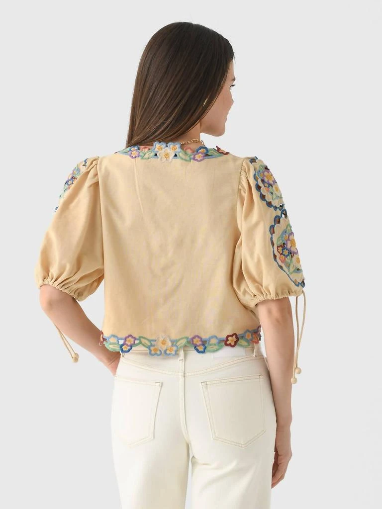 Sea Sea - Melinda Embroidery Short Sleeve Top 3