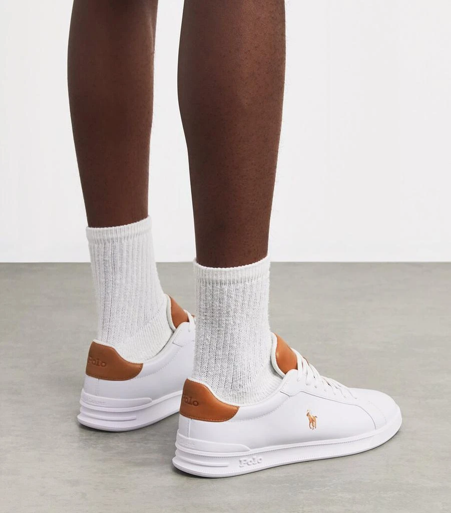 Ralph Lauren Leather Heritage Court II Sneakers 6