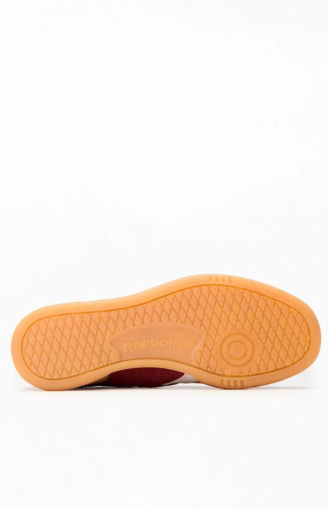 Reebok Burgundy Club C Grounds UK Sneakers 4