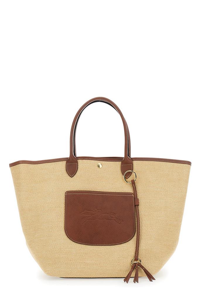 【関税&送料込】Longchamp Basket Bag La Pliage L Le Pliage Collection L Basket bag Black - Canvas | Longchamp US