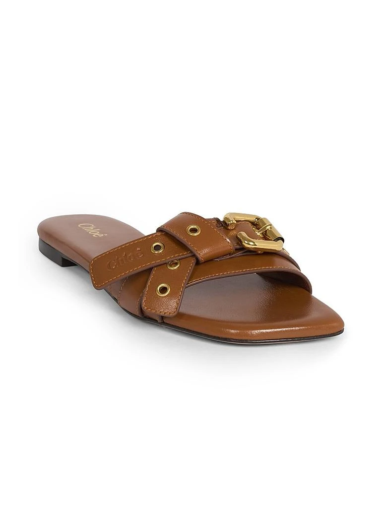 Chloé Mae Leather Slide Sandals 2