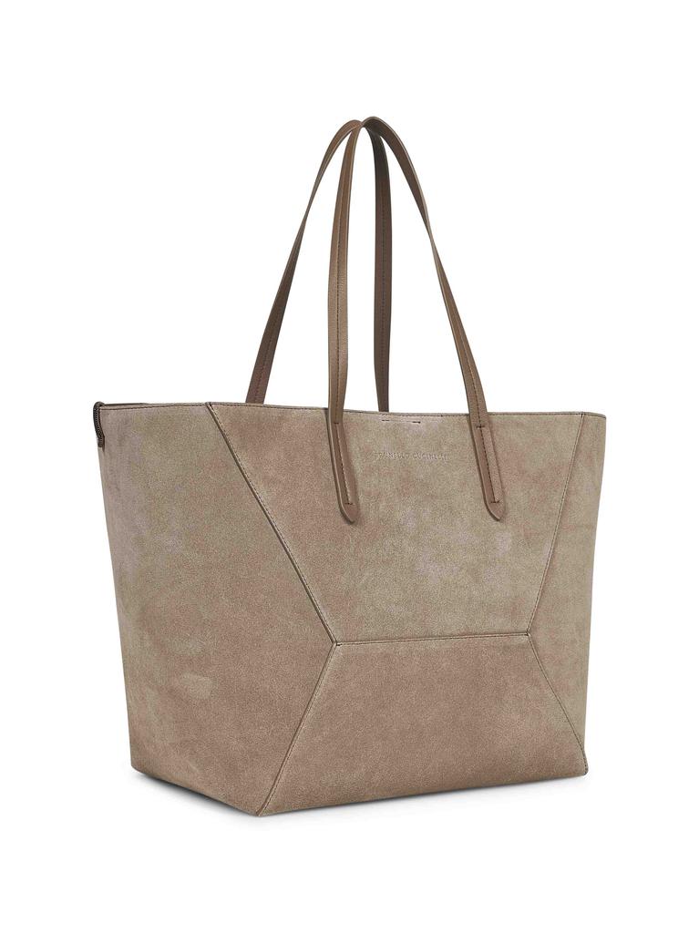 Brunello Cucinelli BRUNELLO CUCINELLI | Taupe BC Duo bag | Women | PZ