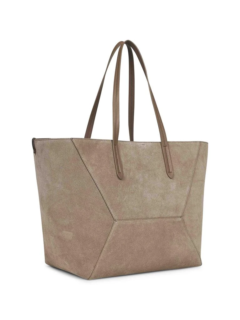 Brunello Cucinelli BRUNELLO CUCINELLI | Taupe BC Duo bag | Women | PZ 2